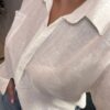 👔 Camisa de lino - Blanca