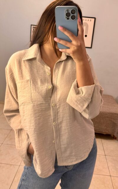 👔 Camisa de lino - Beige