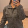 🧥 Camisaco- Cuero Gris